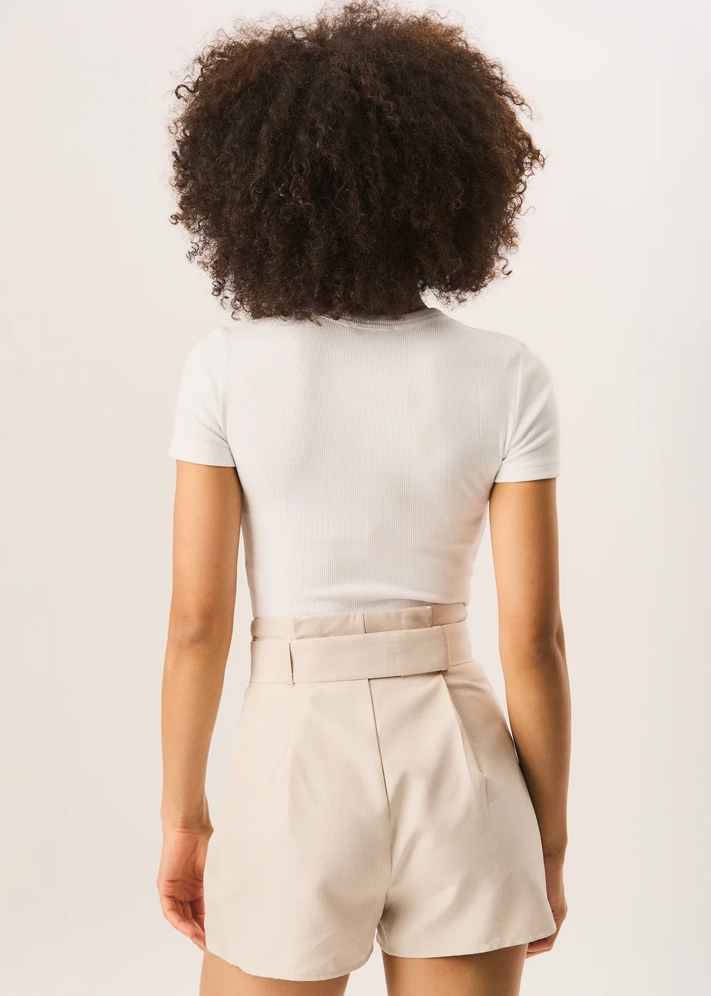 Gini London Stone Belt Detail Shorts - 8 Image 2