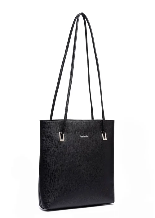 Raffaella Black Slim Tote Shoulder Bag - One Size Image 1