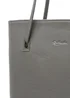 Raffaella Grey Slim Tote Shoulder Bag - One Size Image 2