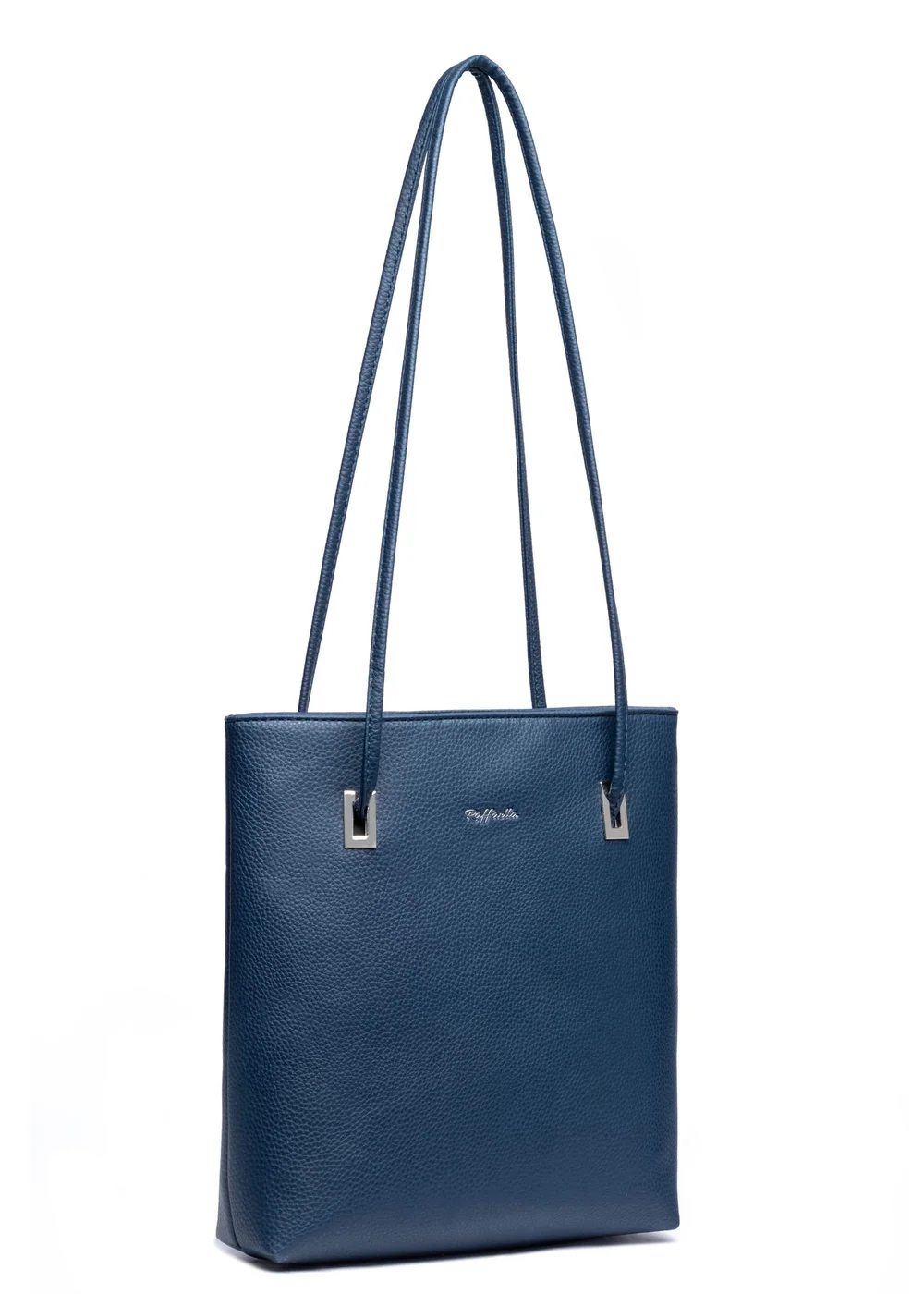 Raffaella Navy Slim Tote Shoulder Bag - One Size Image 1