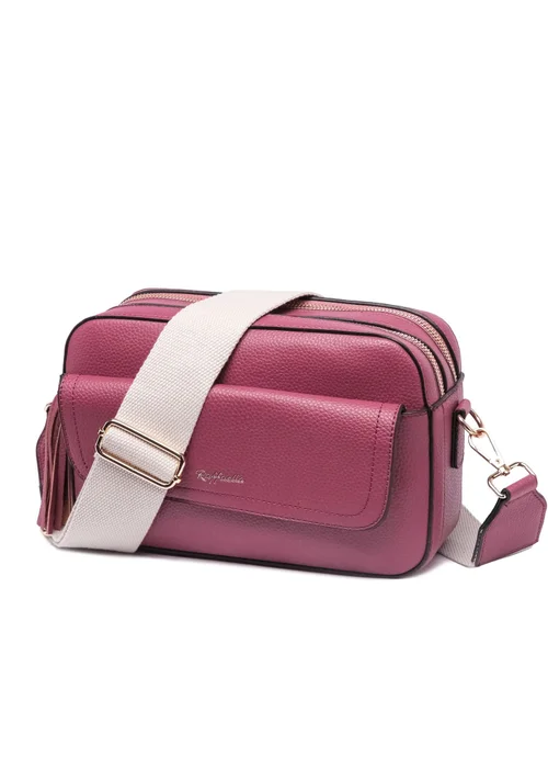 Raffaella Wine Cross Body Pocket Camera Bag - One Size Image 1