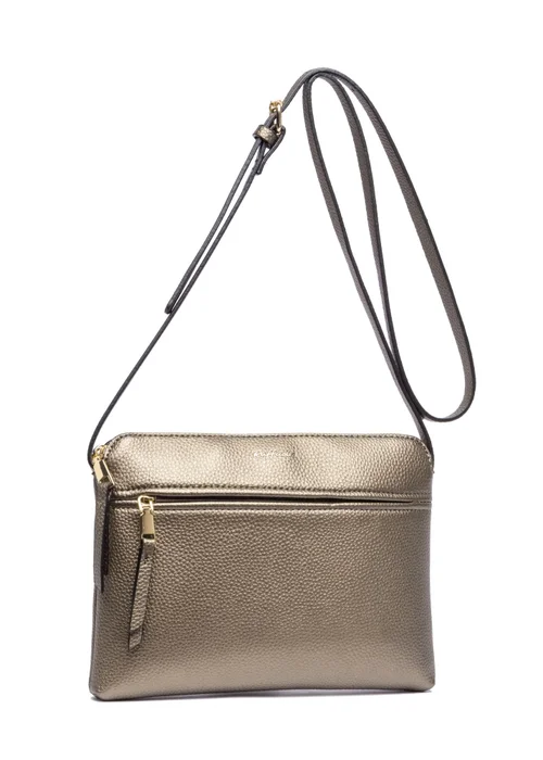 Raffaella Bronze Front Pocket Cross Body Bag - One Size Image 1