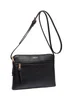 Raffaella Black Front Pocket Cross Body Bag - One Size Image 1