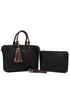Raffaella Black Twin Handle Handbag - One Size Image 1