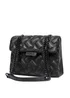 Raffaella Black Quilted Chain Shoulder Bag - One Size Image 1