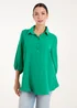 Blue Vanilla Green Front Button Shirt - Small/Medium Image 1