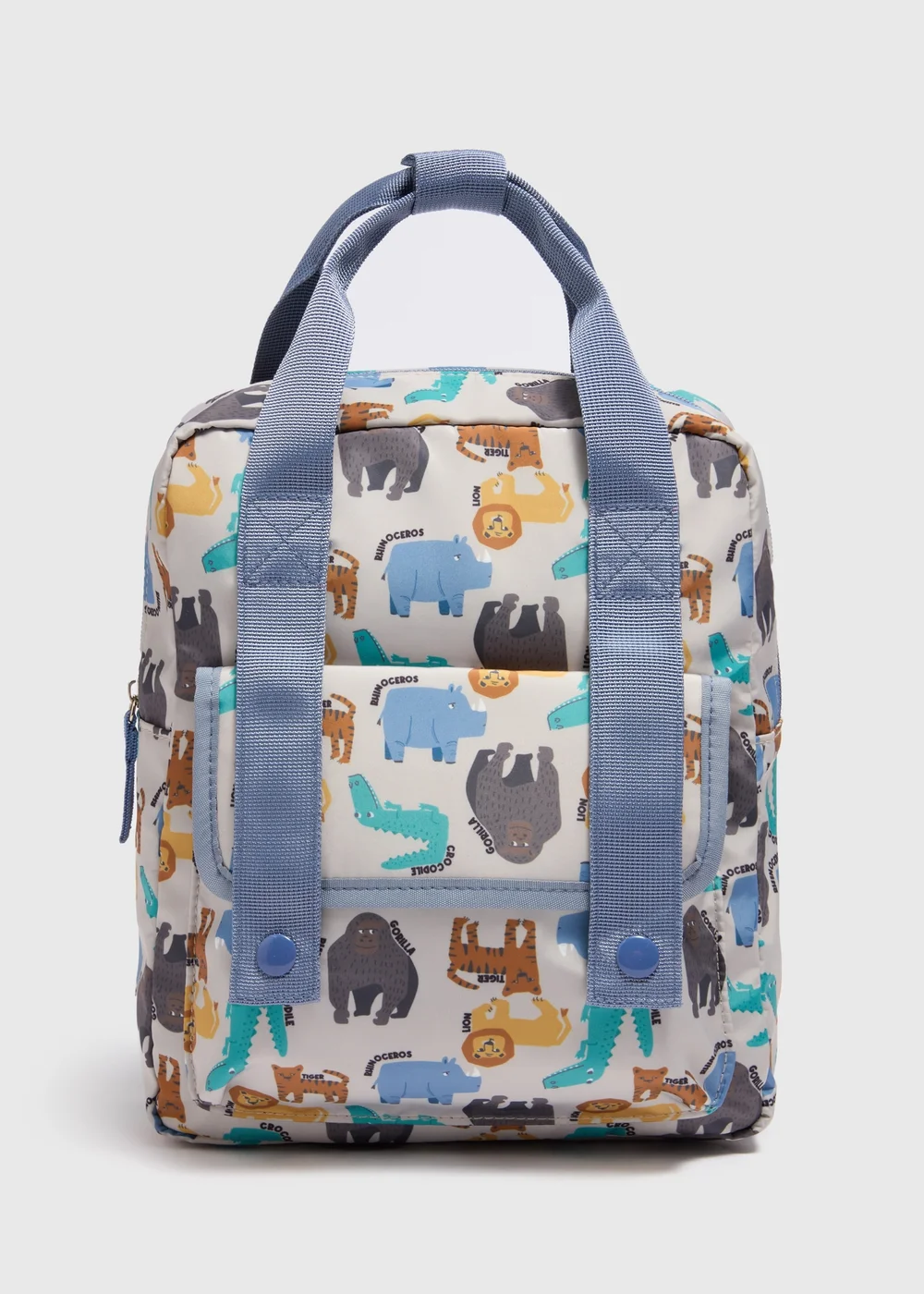Boys Multicolour Animal Backpack - One Size Image 1