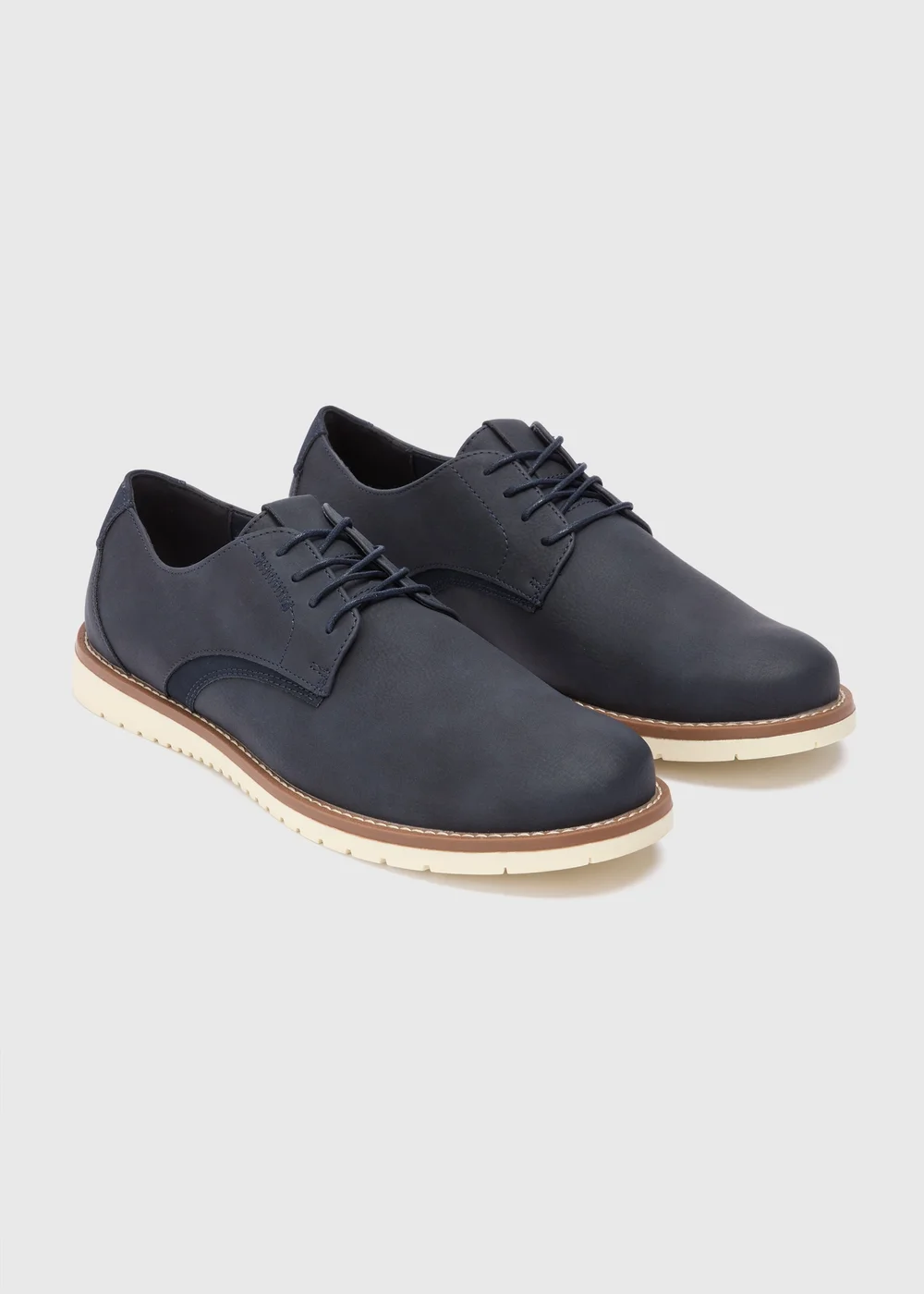 Navy Casual Derby Shoes - Size 6 Image 1