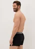 5 Pack Black & Grey Loose Fit Boxers - Small Image 3