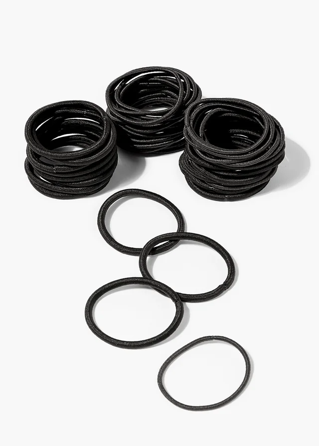 Multipack Black Hair Bobbles