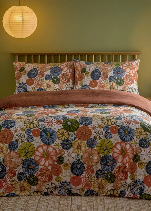 furn. Picking Patch Pecan Duvet Cover Set - Single Image 4