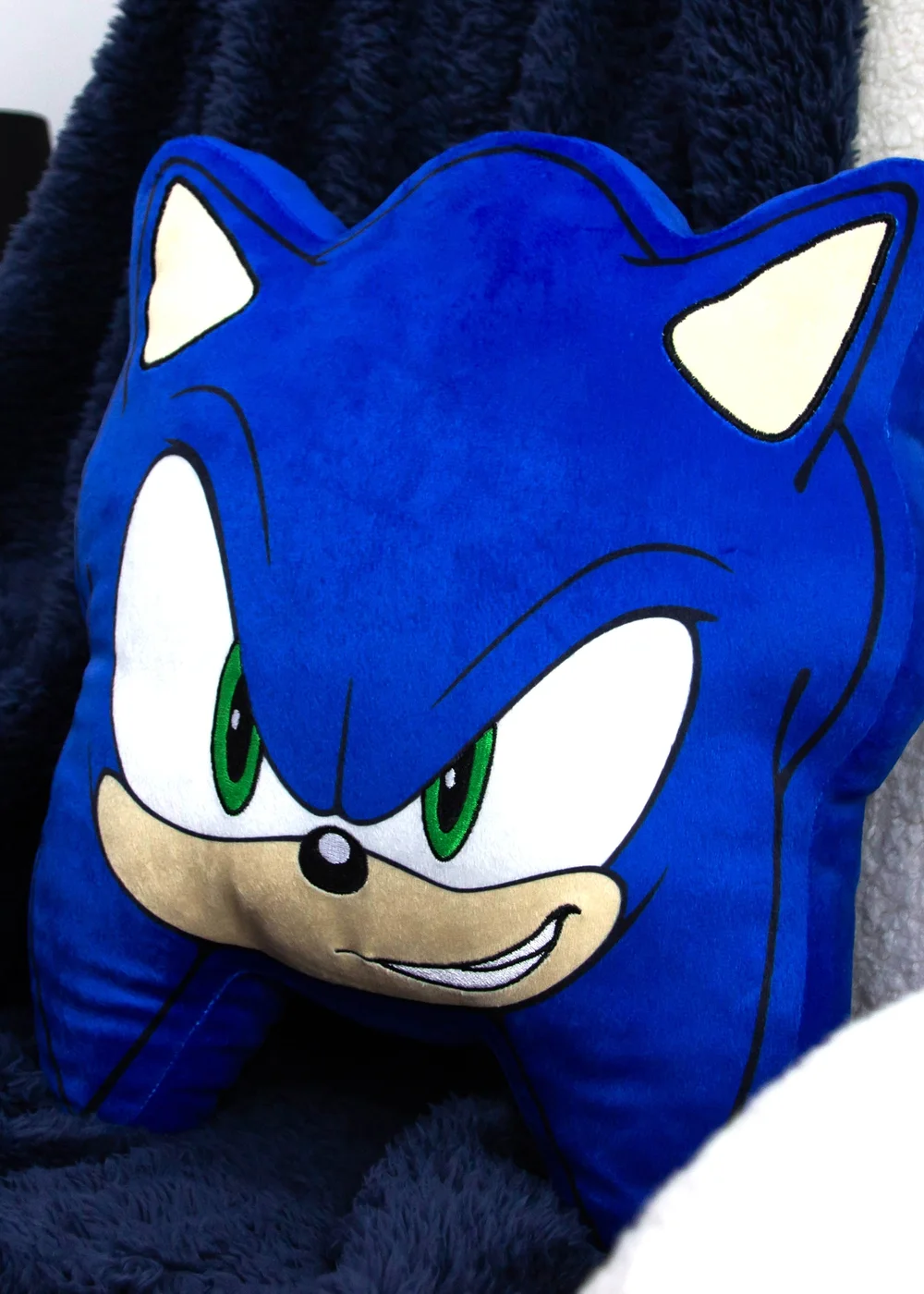 Sonic Decorative Shaped Cushion 35cm - One Size Image 1