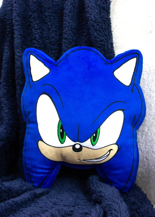 Sonic Decorative Shaped Cushion 35cm - One Size Image 2