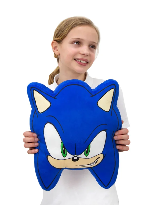 Sonic Decorative Shaped Cushion 35cm - One Size Image 3