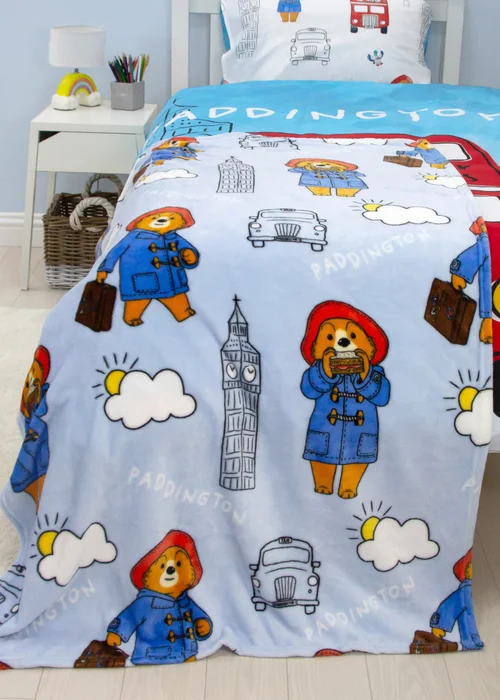 Paddington Skyline Fleece Blanket 100 x 150cm - One Size Image 3