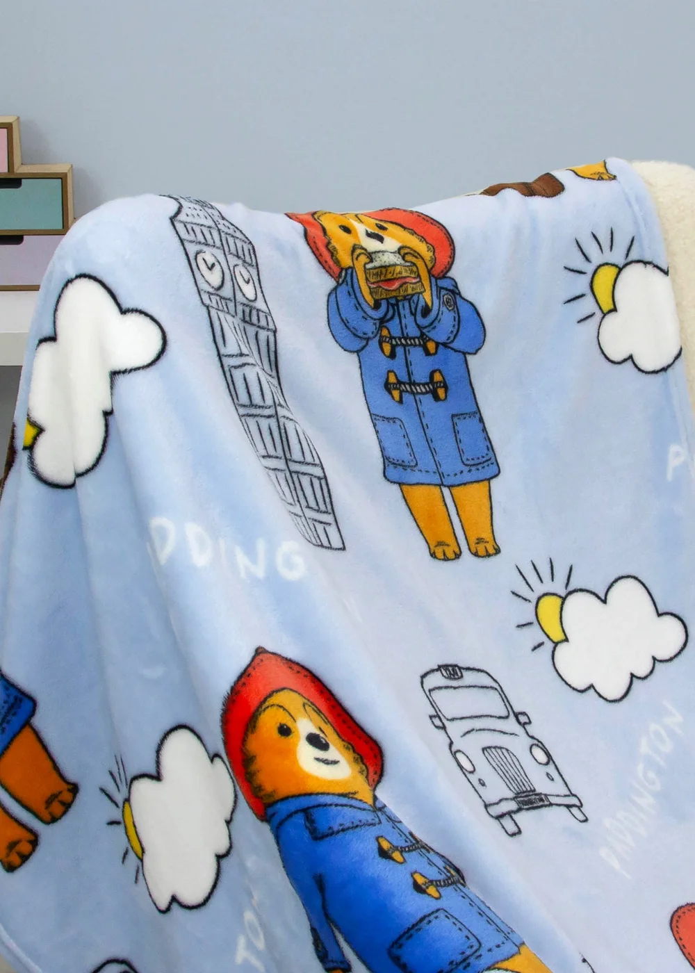 Paddington Skyline Fleece Blanket 100 x 150cm - One Size Image 2