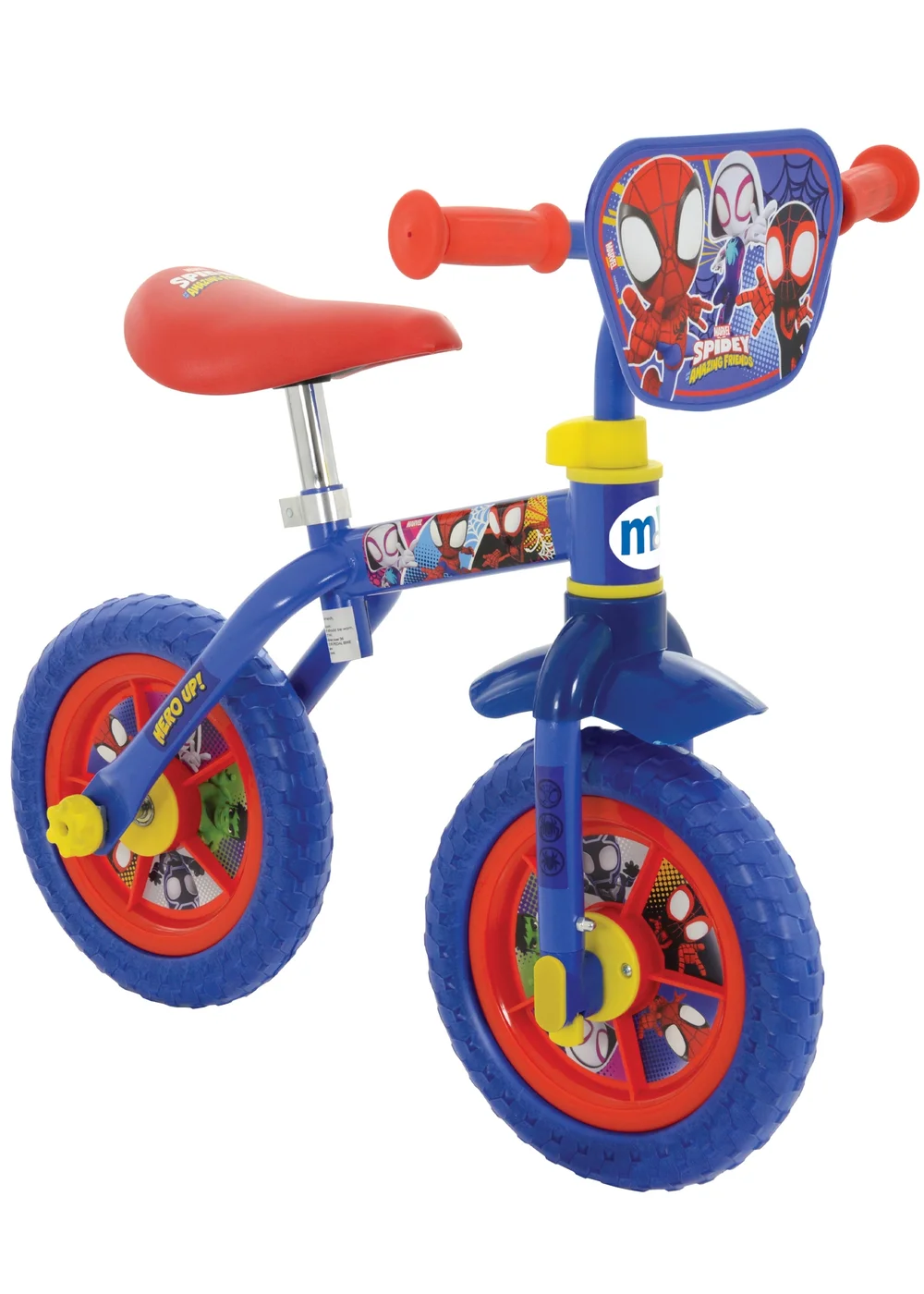 Marvel Spidey & His Amazing Friends 2 in 1 Training Bike (10") - One Size Image 2