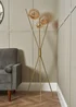BHS Antique Brass Lincoln Tripod 3 Light Floor Lamp (156cm x 56cm) - One Size Image 2