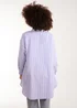 Blue Vanilla Blue Oversized Stripe Shirt - One Size Image 2