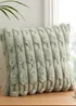 Bianca Fine Linens So Soft Carved Faux Fur Cushion (50x50cm) - One Size Image 2