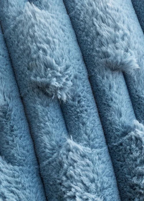 Bianca Fine Linens So Soft Carved Faux Fur Blanket Throw (150x200 cm) - One Size Image 3