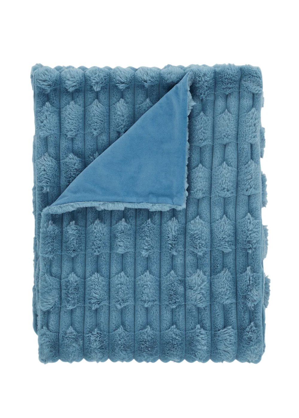 Bianca Fine Linens So Soft Carved Faux Fur Blanket Throw (150x200 cm) - One Size Image 5