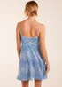 Blue Vanilla Blue Ruffle Wrap Front Cami Mini Dress - 8 Image 2