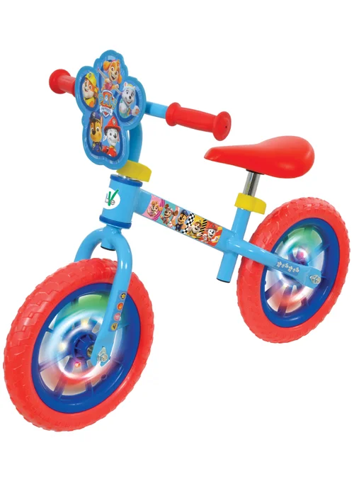 Paw Patrol Balance Bike With Light Up Wheels (12") - One Size Image 1
