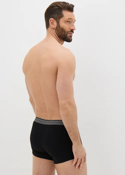 5 Pack Plain Black Hipsters - Extra small Image 3