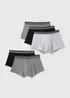 5 Pack Grey Hipsters - Extra small Image 1