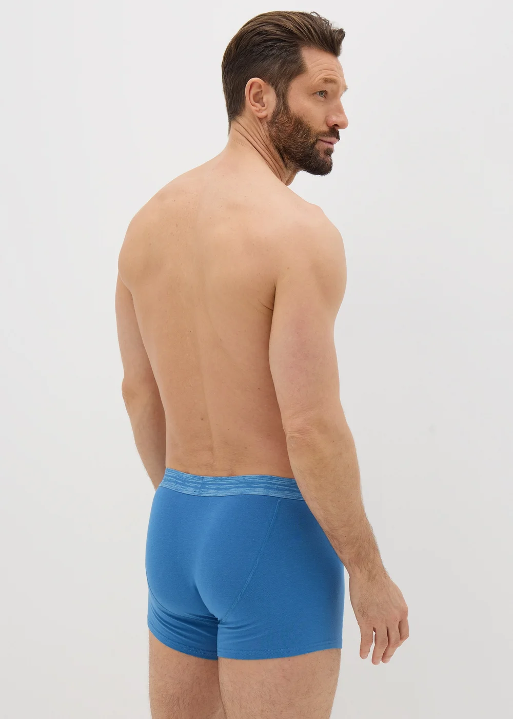 5 Pack Blue Keyhole Boxers - Extra small Image 2