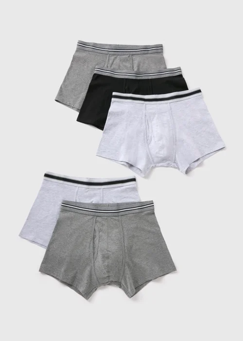 5 Pack Multicolour Keyhole Boxers - Extra small Image 1