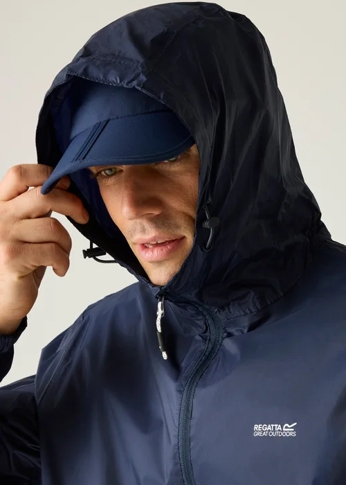 Regatta Navy Pack-It III Waterproof, Breathable Jacket - L Image 5