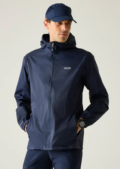 Regatta Navy Pack-It III Waterproof, Breathable Jacket - L Image 1