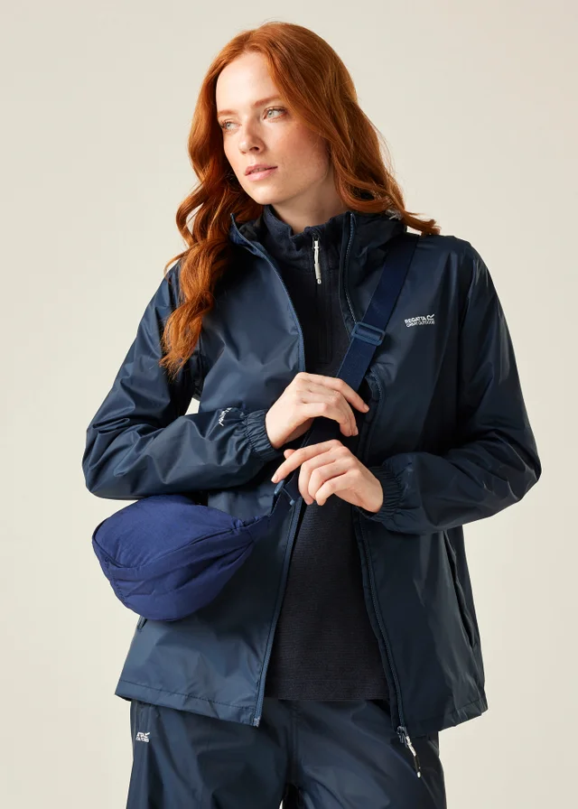 Regatta Dark Blue Pack It III Waterproof Breathable Isolite Jacket