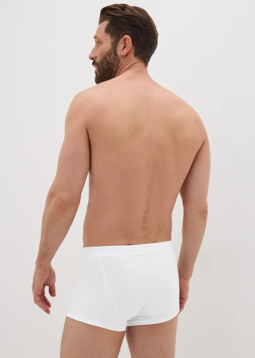 3 Pack White Hipster Boxers - Extra small Image 3