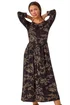 Roman Tan Paisley Pocket Stretch Midi Dress - 12 Image 1