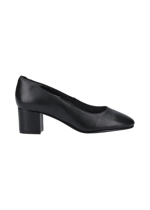 Hush Puppies Black Anna Court Shoe - Size 3 Image 1