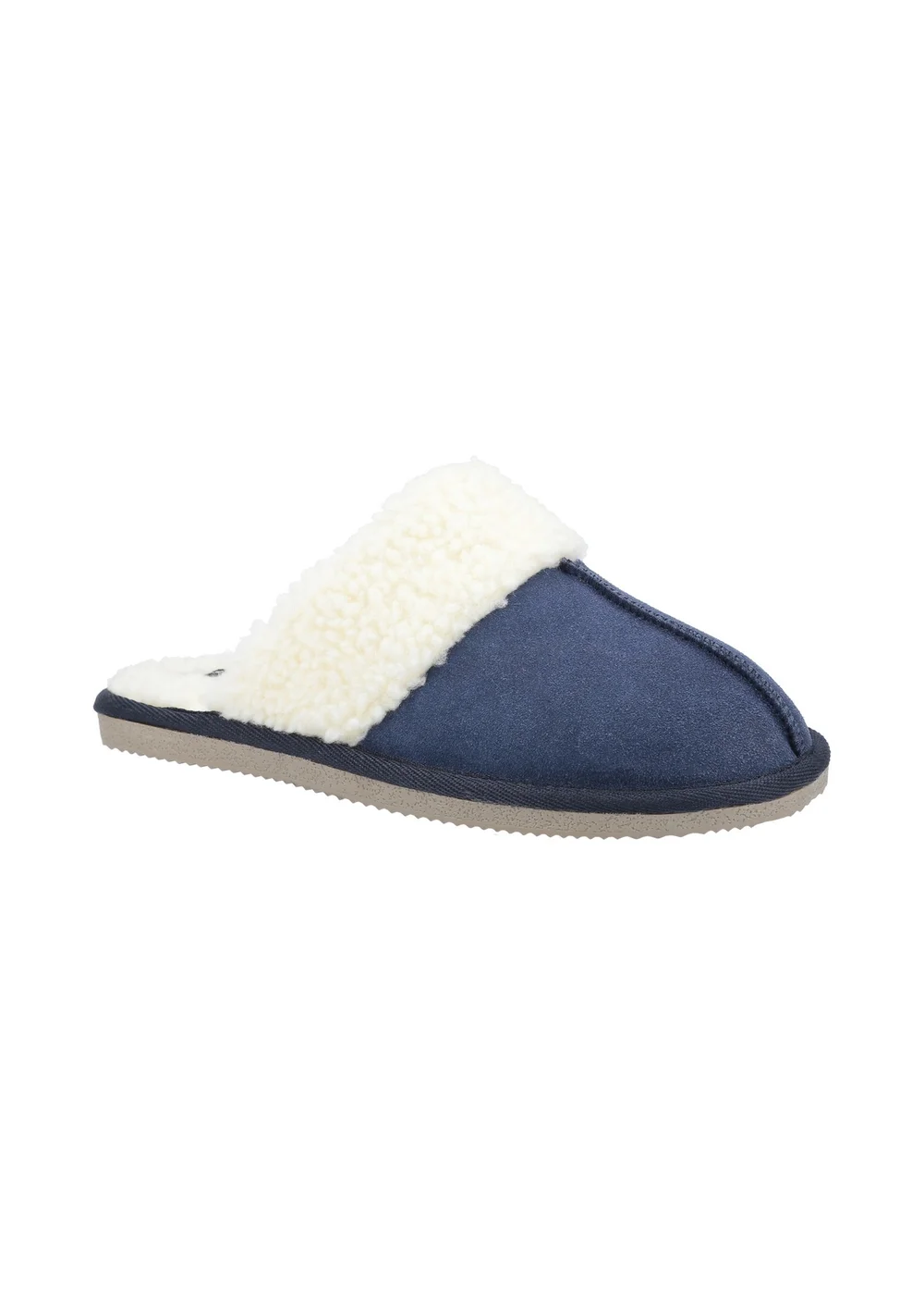 Hush Puppies Blue Arianna Mule Slippers - Size 6 Image 2
