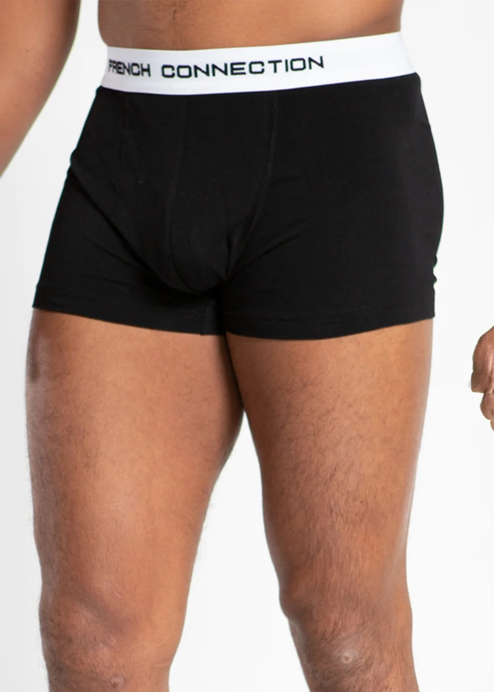 French Connection Black/Blue Cotton Boxers (Pack of 5) - Small Image 2