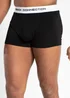 French Connection Black/Blue Cotton Boxers (Pack of 5) - Small Image 2