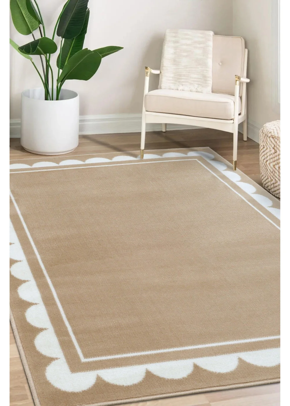 Homemaker Scallop Champagne Rug - 120 x 170 Image 1