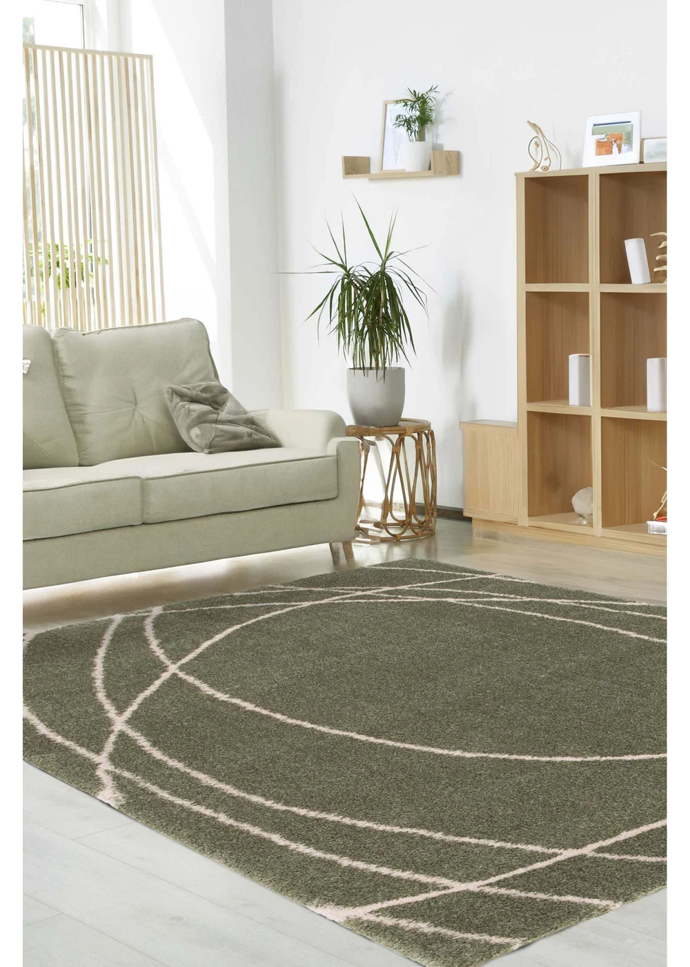 Relay Homemaker Halo Squiggle Sage Rug - 120 x 170 Image 1