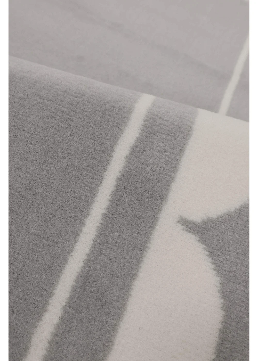 Homemaker Scallop Grey Rug - 120 x 170 Image 2