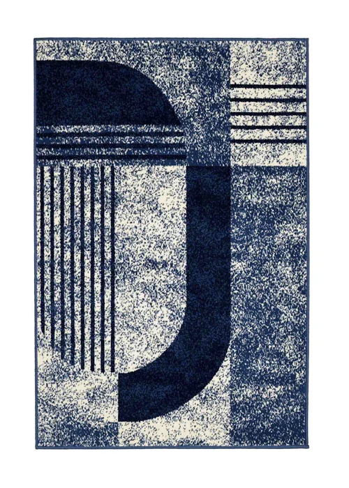 Homemaker Modern Geo Navy/Gold Rug - 120 x 170 Image 2