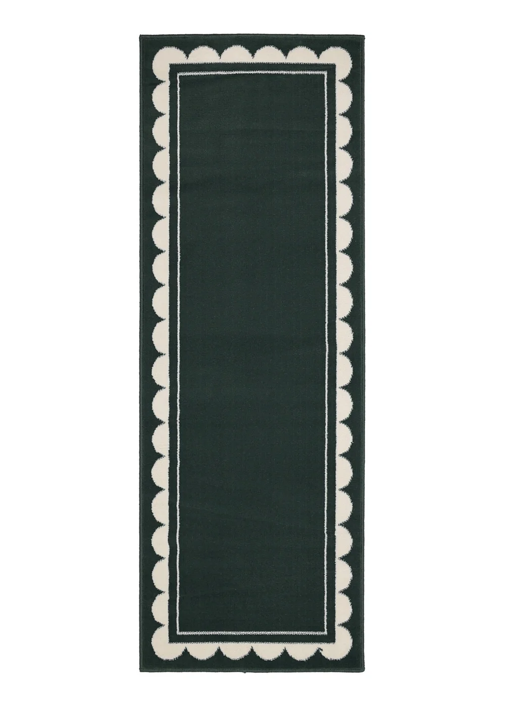 Homemaker Scallop Forest Green Runner - 67 x 200 Image 2