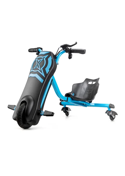 Xootz Black/Blue Cyclone Drift Trike (24V Lithium) - One Size Image 1