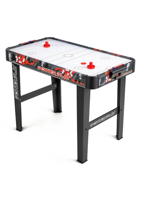 Power Play White/Black Stand Up Air Hockey Games Table (3ft) - One Size Image 2