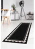 Homemaker Scallop Black Runner - 67 x 200 Image 1