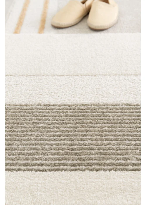 Homemaker Milan Bold Grey/Stone/Cream Abstract Rug - 80 x 150 Image 6
